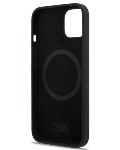 Калъф Karl Lagerfeld - MS Karl and Choupette, iPhone 14 Plus, черен - 2